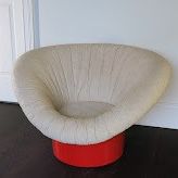 Vintage Plastic Mushroom Chair
