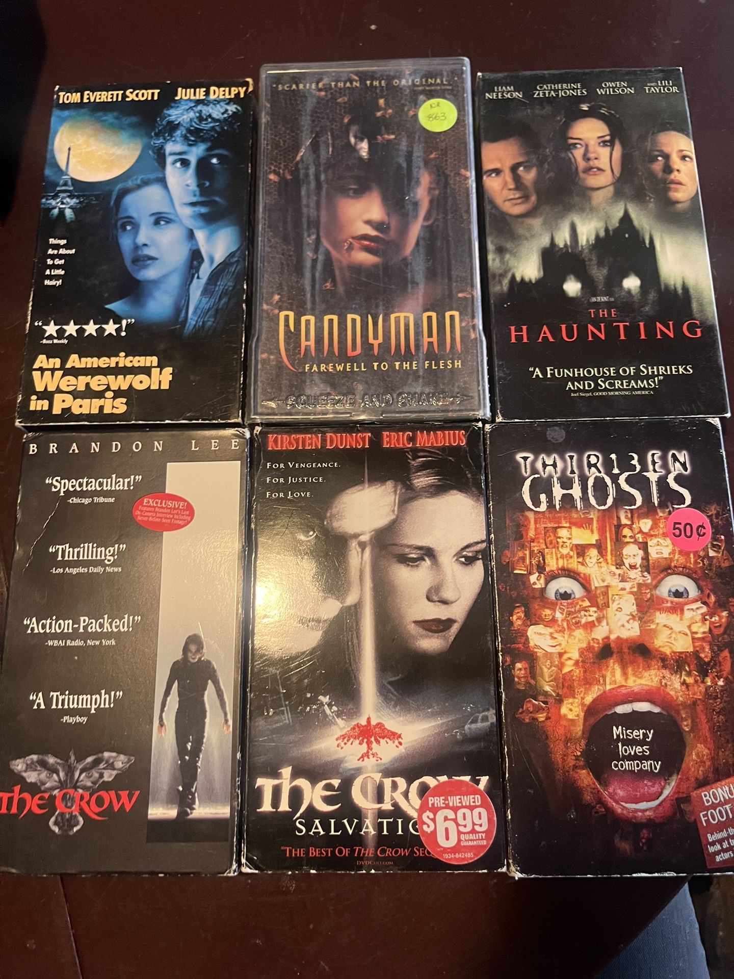 VHS Horror Must Buy All!