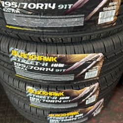 195/70/14 Blackhawk Tires 🛞