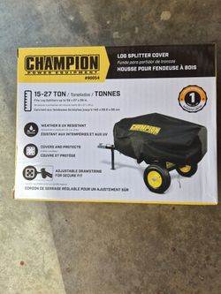 Champion log splitter cover 15-27 ton