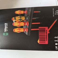 Wera Insulated 1000v 6pc Screwdrivers 