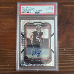 2022 Prizm Drake London Autograph RC PSA 10