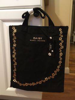 Daisy by Marc Jacobs Black and Gold Tote Bag