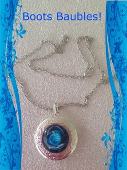 Dolphin locket necklace