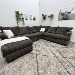 Gray Sectional Couch - Free Delivery 