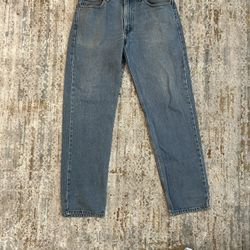 Levi's Blue Straight-Leg Jeans Timeless Fit 33X34