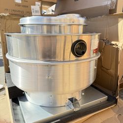 Extractor de aire de campana de 1 caballo de fuerza, 3500 CFM, apto para grasa, para food trucks, restaurantes y fábricas. Certificado por ETL.