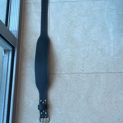 Leather weight belt size S