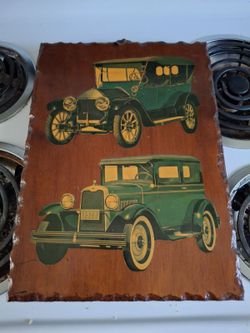 Car Wooden Plagues