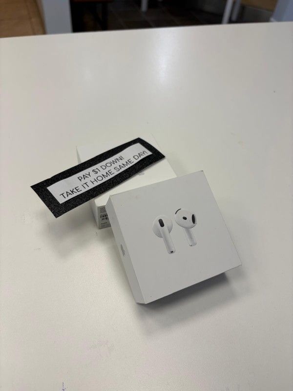 Apple Airpods 4 Brand New Headphones - Pay $1 today and the rest later!!