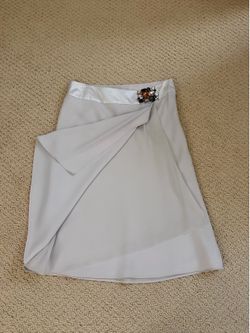 Brand new Babara Paris Elegant Embellished Wrap-Style Skirt – Made in Korea