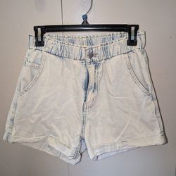 Light Wash Jean Shorts