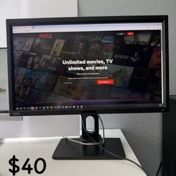 Monitor 27” BenQ LCD Display 1920x1080 60Hz