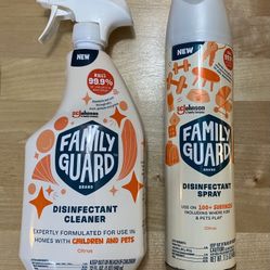 Family Guard Disinfectant Cleaner or spray