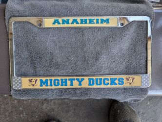 Vintage Mighty Ducks License Plate Frame