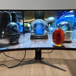AOC CU34G2X 34″ UWQHD 3440×1440 144Hz Curved Gaming Monitor