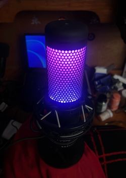 hyperX quadcast s rgb usb microphone