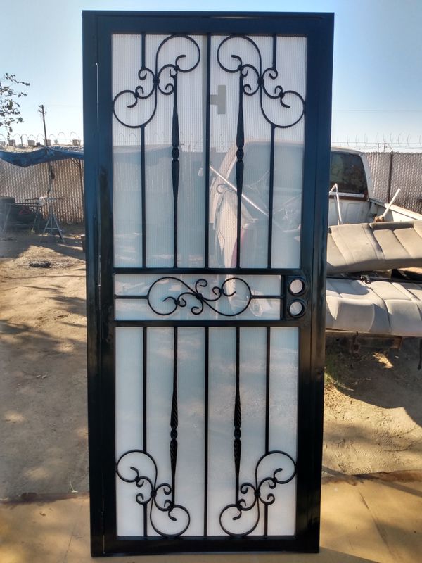 wrought iron security door for sale in fresno, ca - offerup