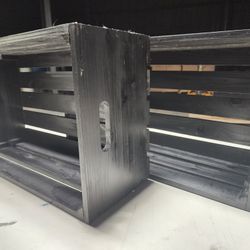 Wooden Crate Gray