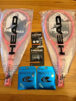 HEAD 2025 RADICAL MP Tennis rackets 4 1/4 (size 2) PAIR (2)+EXTRAS NEW