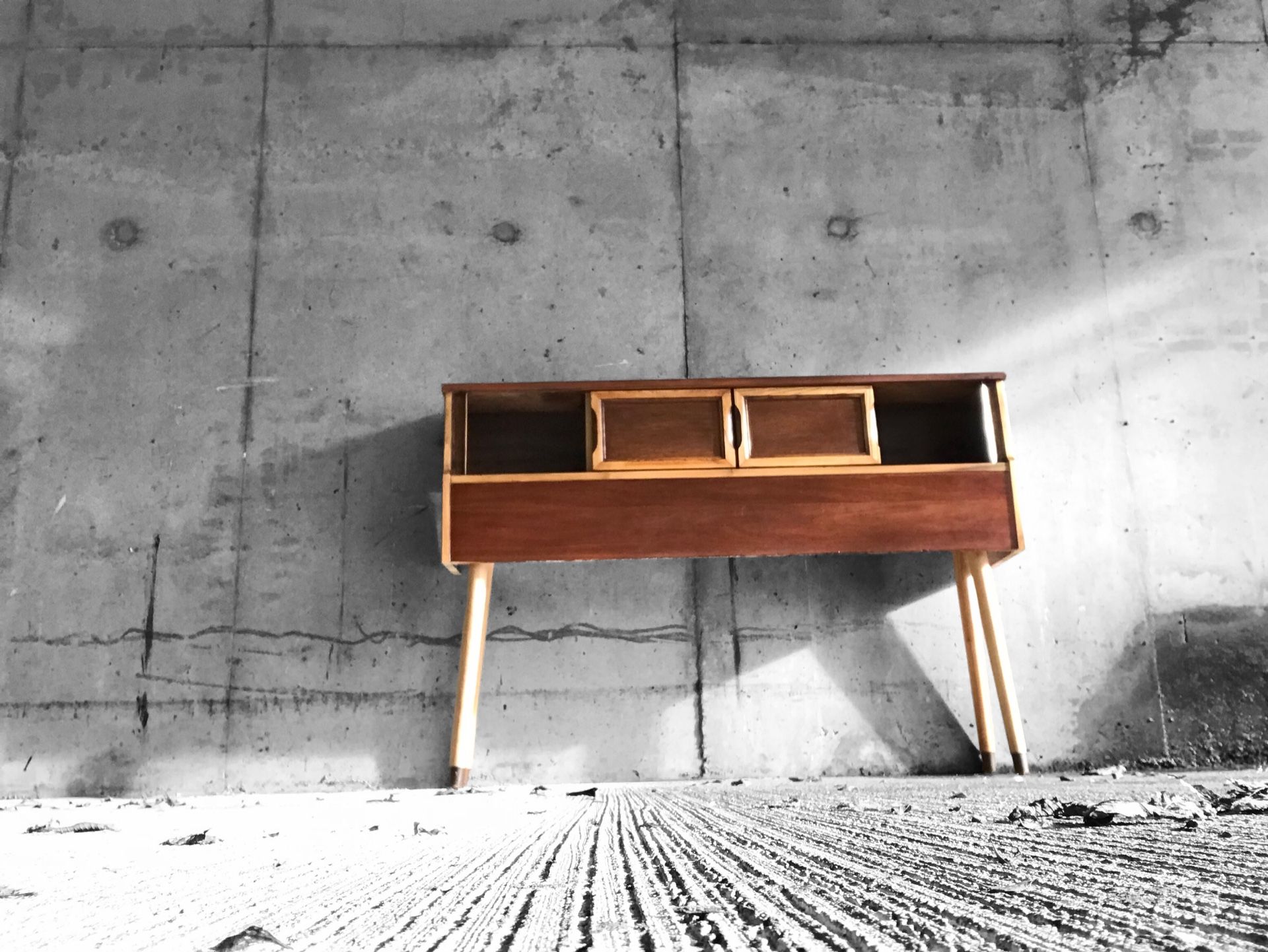 Unique Reimagined Vintage Shelf With Modern Twist, Carbon Sequestration Friendly. 💕