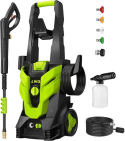LWQ 2030 PSI Electric Pressure Washer 2.5 GPM w/ Nozzles Foam Cannon