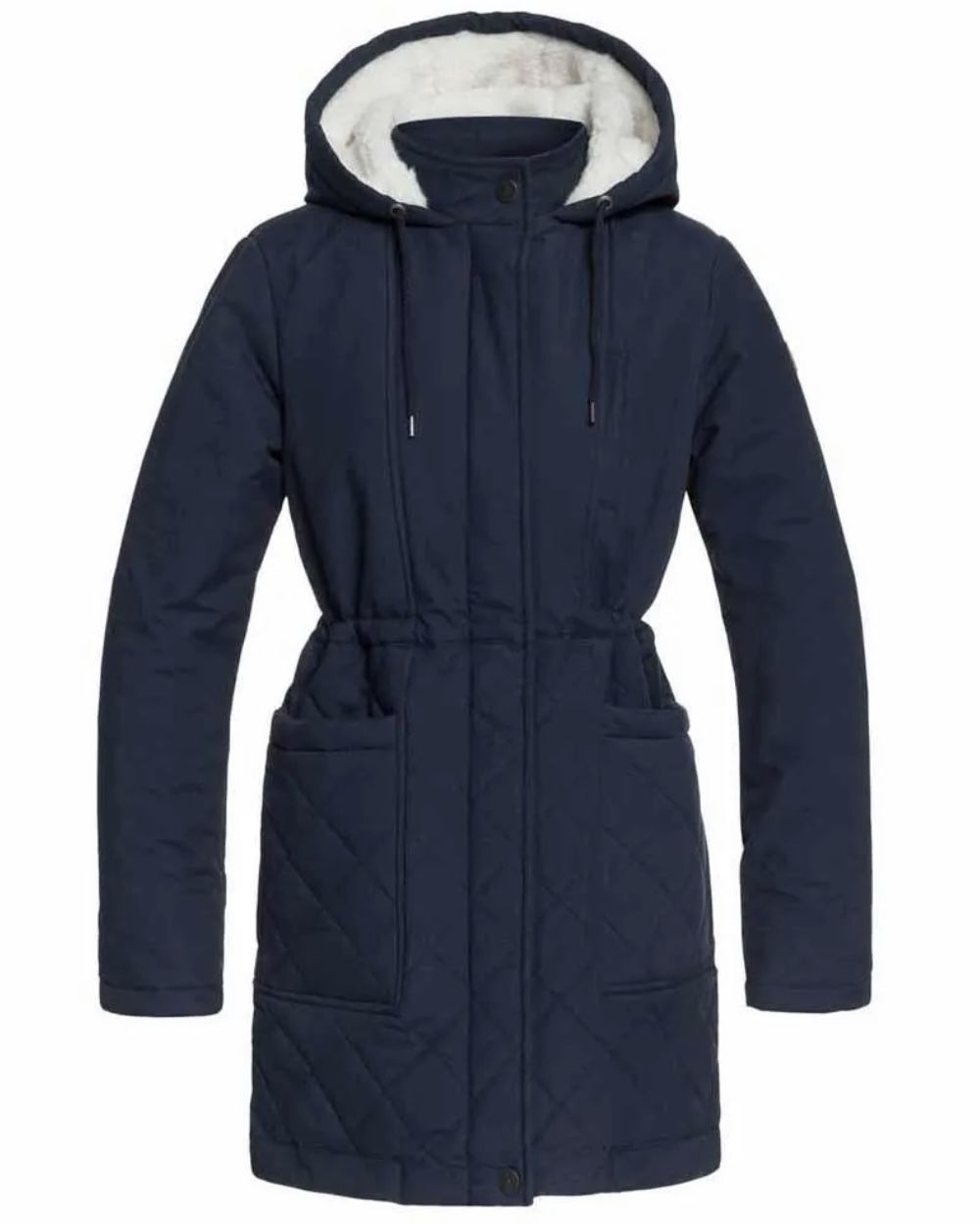 Roxy Slalom Chic Faux Shearling Trim Waterproof Parka NWT