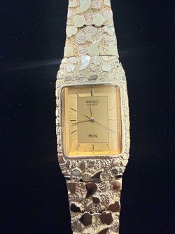Gold Nugget Watch Seiko
