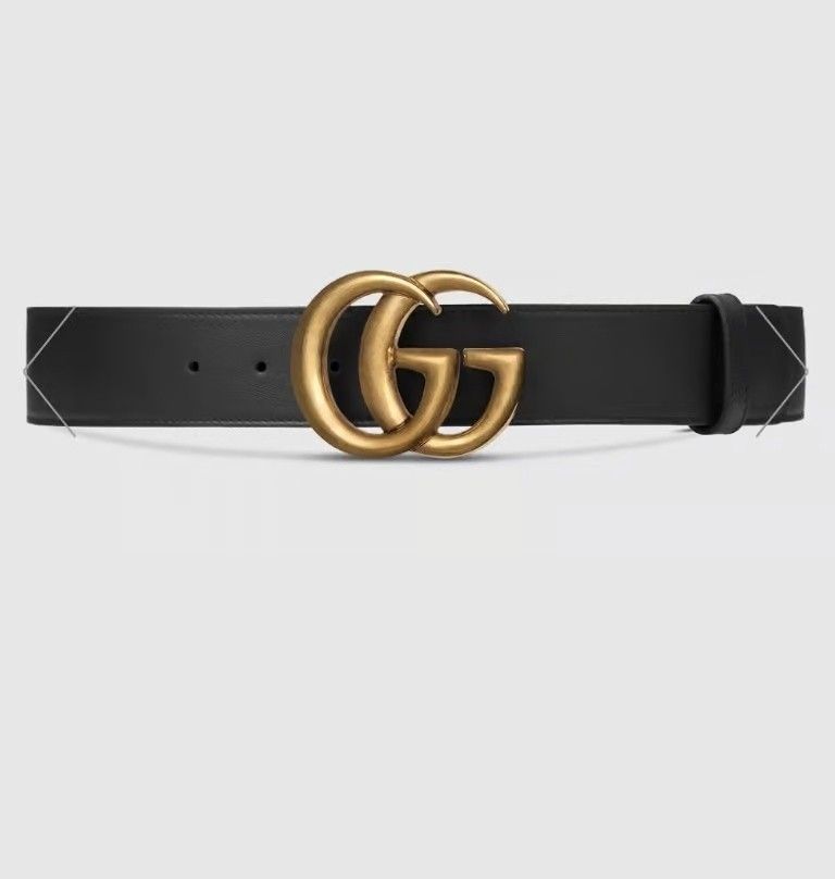 Simple leather belt