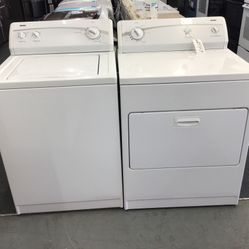 Kenmore Washer And Dryer Set. 1 year Warranty 