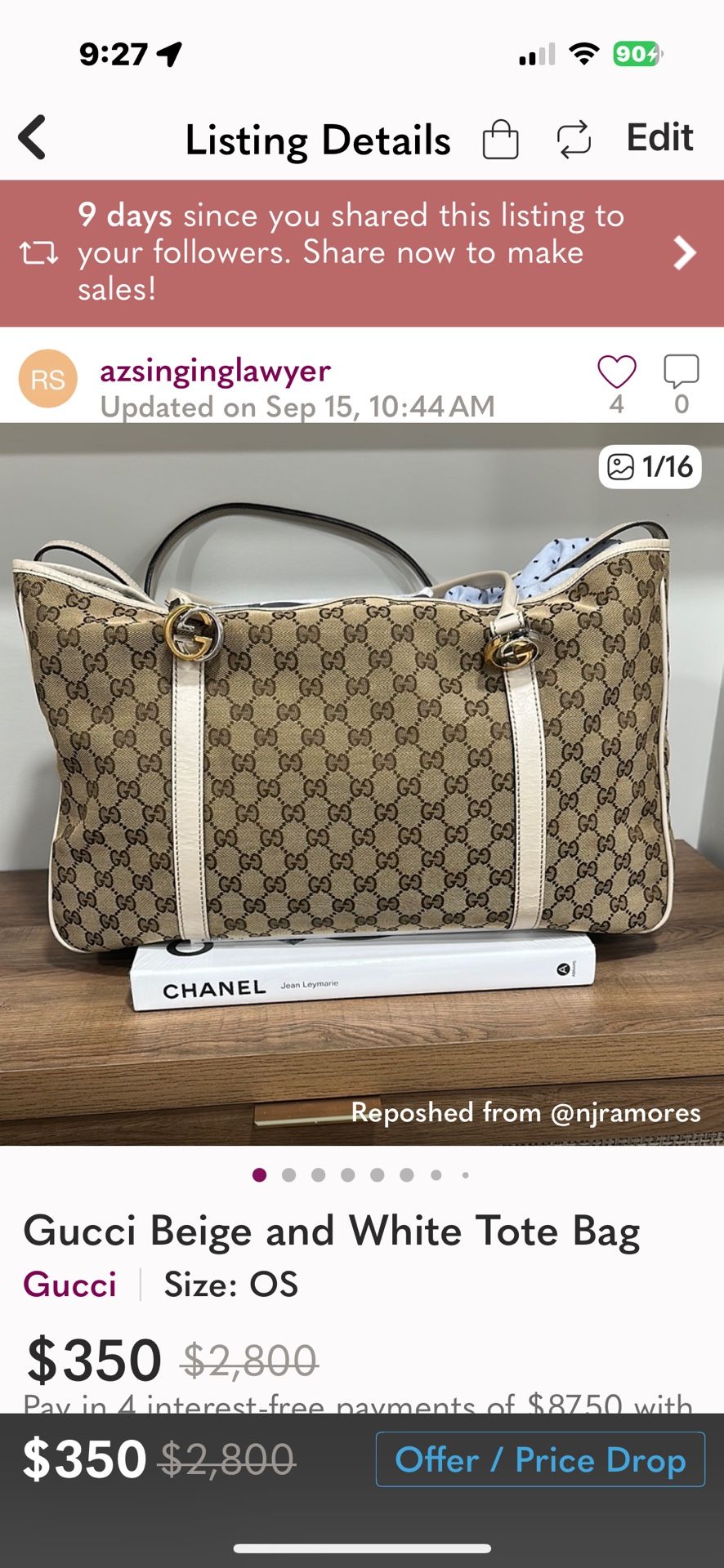 Gucci GG tote