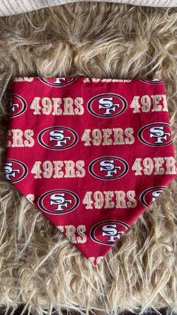 San Francisco 49er Dog Bandanna Size Med New
