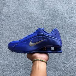 Nike Shox R4 Blue Woman Group
