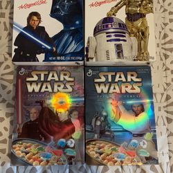 Star Wars Cereal Boxes, Empty