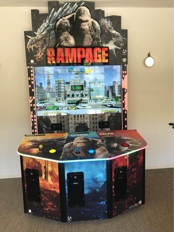 Rampage Arcade Video Game
