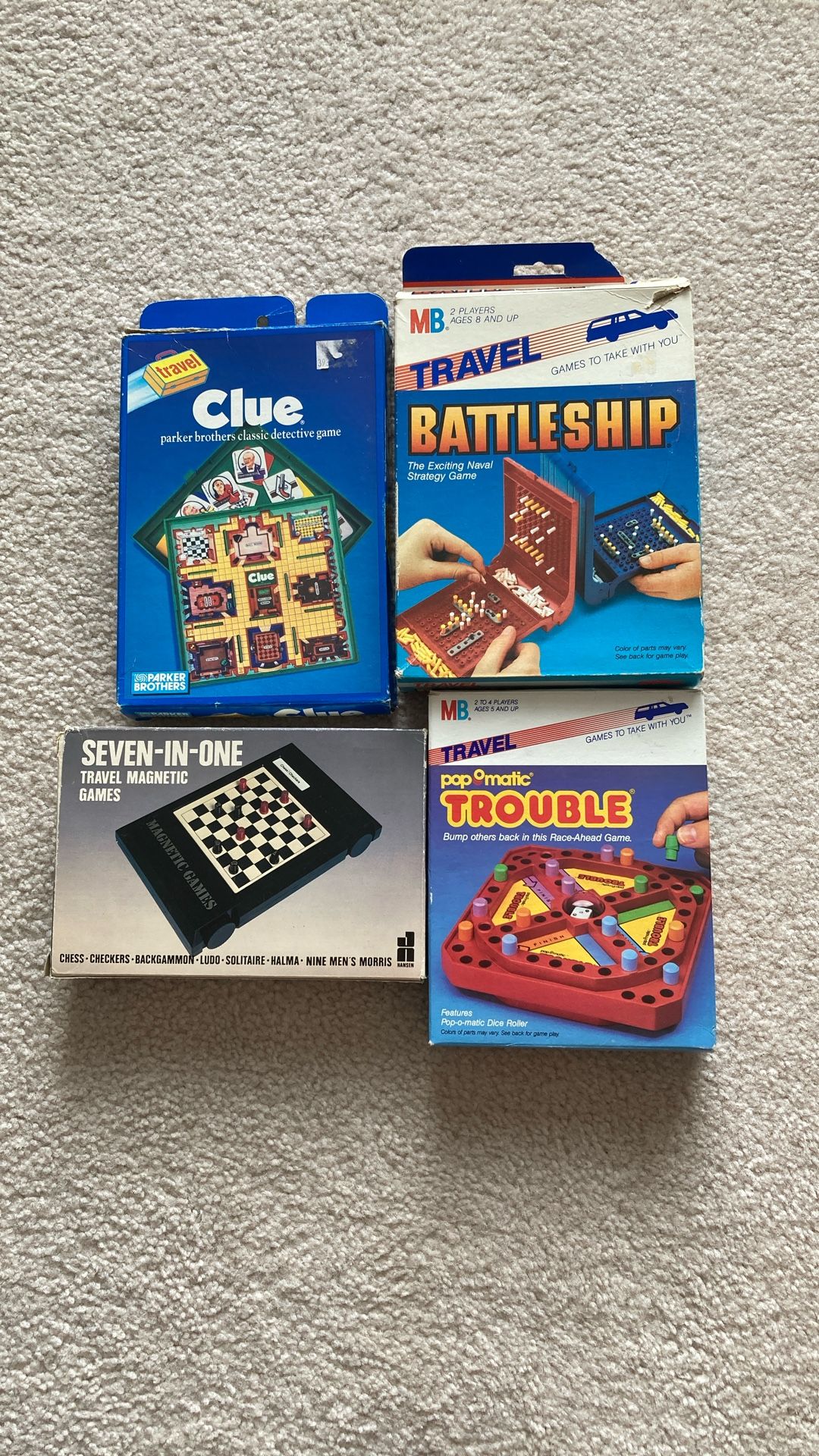 4 Travel Size Games