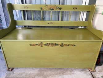 Wood bench