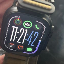 Apple Watch Ultra 2 49mm GPS + Cellular Black Titanium TenAlpine Loop Band