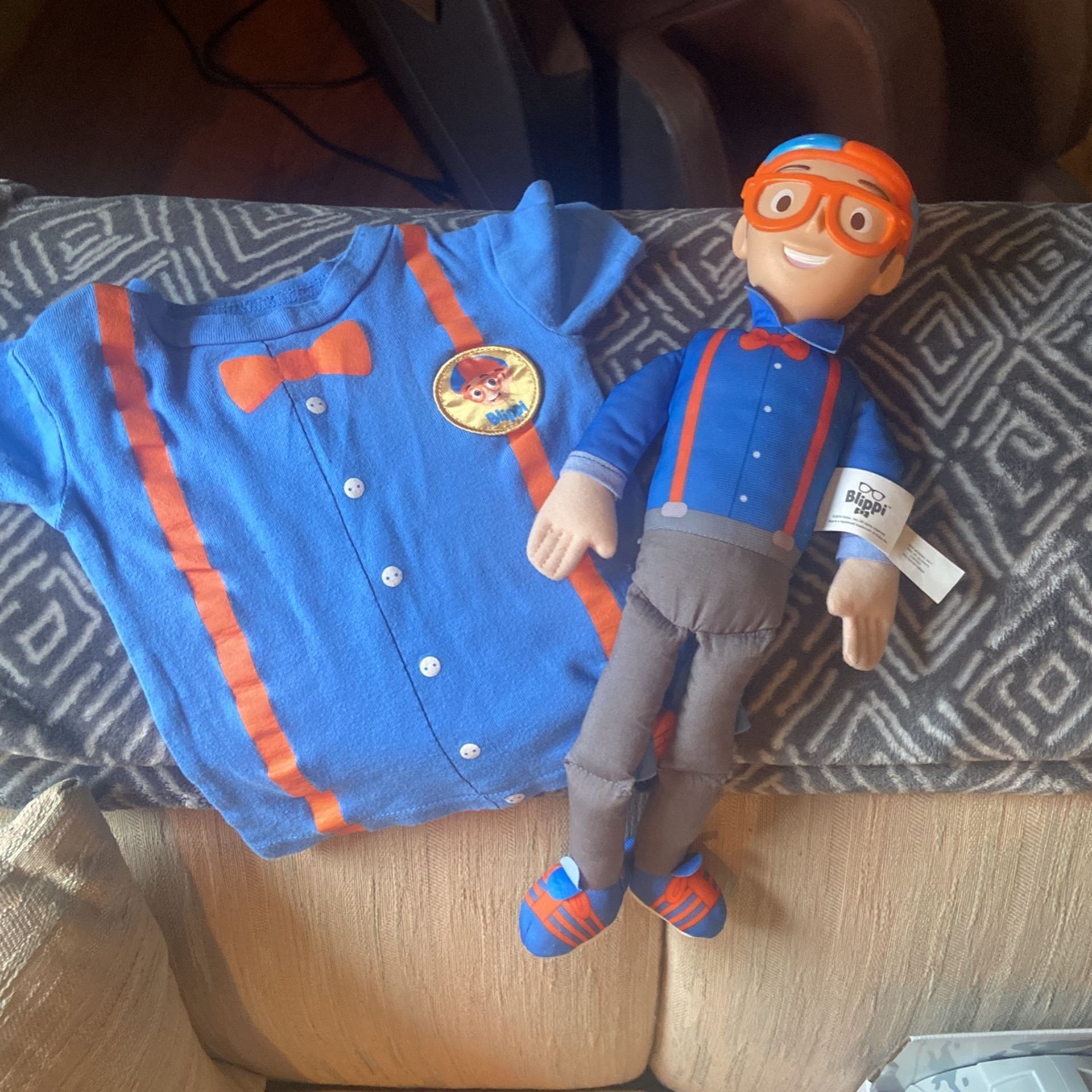 Blippi Doll And Shirt