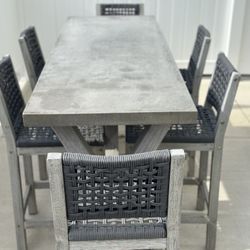 Patio Bar Stool Set 