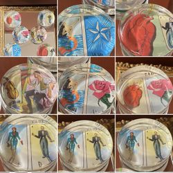 Choose 1 Out Of Many Hand Made Loteria Paper Weights 