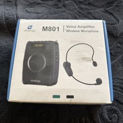 WinBridge M801 Voice Amplifier With Wireless Microphone Headset