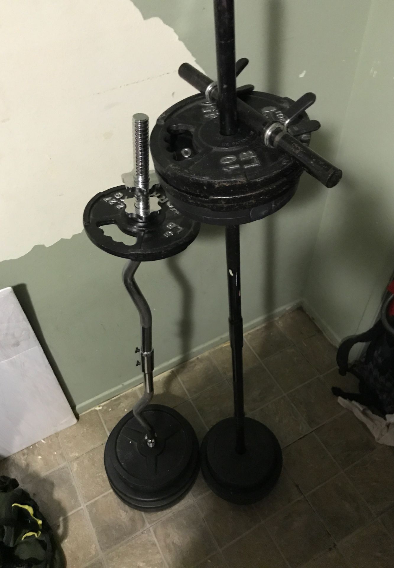 York Barbell weights