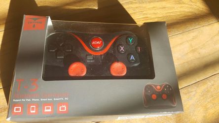 Bluetooth game controller works with VR headsets, smart tvs, tablets, computers, and cellphones