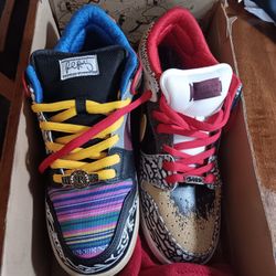 Nike SB Dunk Low What The Paul Men's CZ2239-600 Size 10 - No box