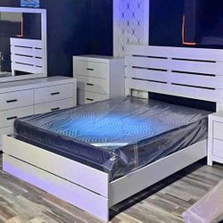 Complete Bedroom Set + Free Mattress With Box Spring- Finance Available $39 Down