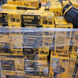 Pallet Of Dewalt Mix TOOLS  All New 