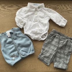 Adorable Janie & Jack 3-piece dressy outfit