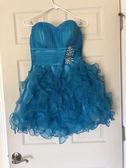 Beautiful Turquoise short Formal Dress 👗