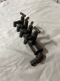 Vintage Revere Red Brass 4-port Steam Punk Collectable